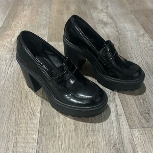 Black Platform Loafers Emo Goth Grunge Whimsigoth Halloween Costume